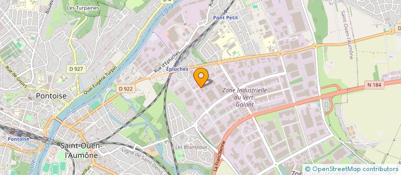 localisation de l'entreprise LE BRETON à SAINT-OUEN-L'AUMONE