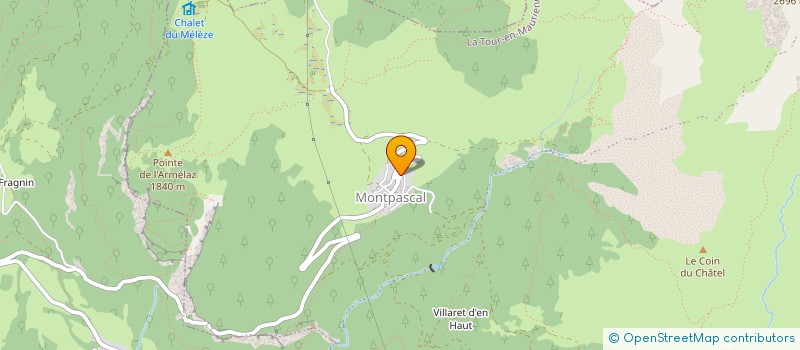 localisation de l'entreprise LE BRETON  ALBIEZ-MONTROND