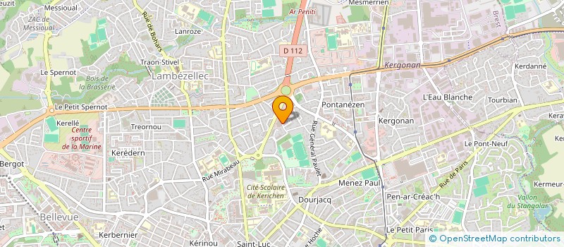 localisation de l'entreprise LE BRETON CHENU  BREST