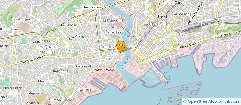 localisation de l'entreprise LE BRETTON  BREST