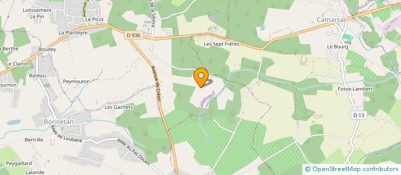 localisation de l'entreprise LE BREUIL  SALLEBUF