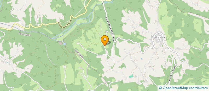 localisation de l'entreprise LE BREUIL  PEYZAC-LE-MOUSTIER