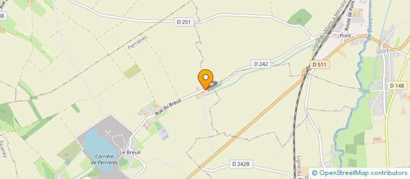 localisation de l'entreprise LE BREUIL  PERRIERES