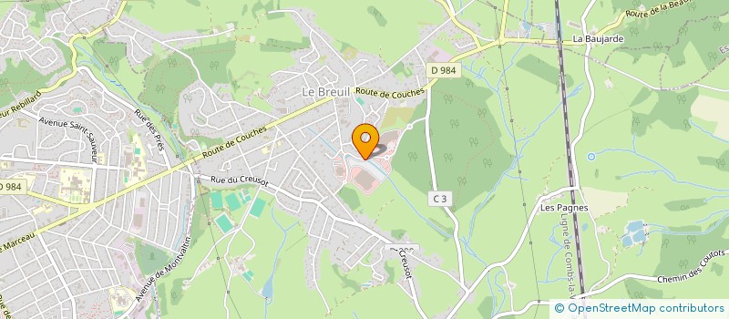 localisation de l'entreprise LE BREUIL INVEST à LE BREUIL