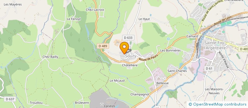 localisation de l'entreprise LE BREUT EXPERTISE BATIMENT  SOUZY