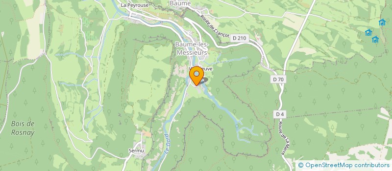 localisation de l'entreprise LE BRI  BAUME-LES-MESSIEURS