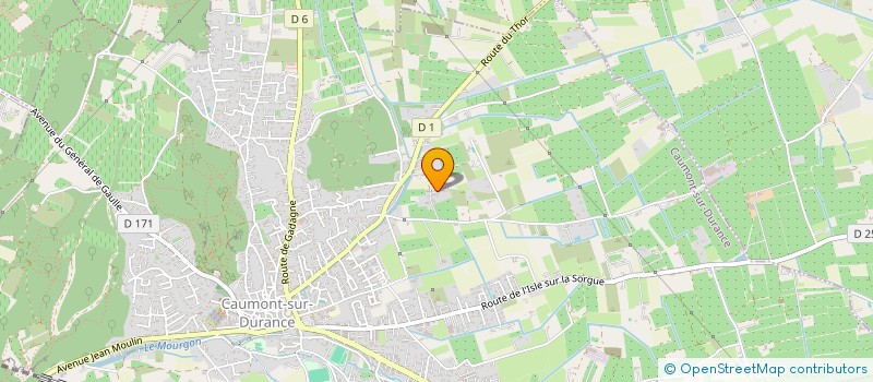 localisation de l'entreprise LE BRIAND  CAUMONT-SUR-DURANCE