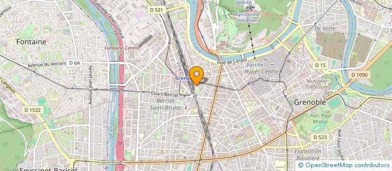 localisation de l'entreprise LE BRIC A BRAC à GRENOBLE