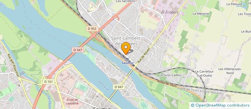 localisation de l'entreprise LE BRICOLEUR GUILLAUME MORIN à SAUMUR