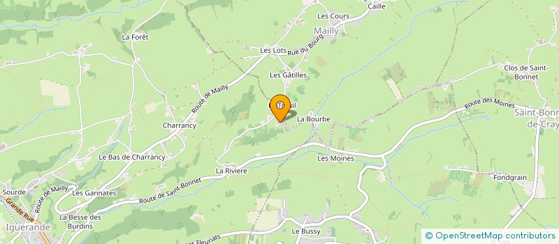 localisation de l'entreprise LE BRICOLEUR INCONNU  IGUERANDE