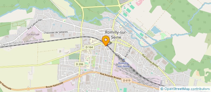 localisation de l'entreprise LE BRIDGE  ROMILLY-SUR-SEINE