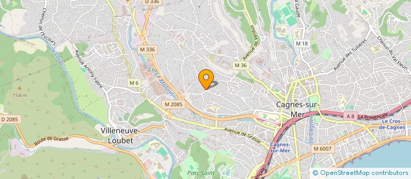 localisation de l'entreprise LE BRIDON à CAGNES-SUR-MER