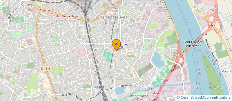 localisation de l'entreprise LE BRIN D'EAU AQUA à BEGLES