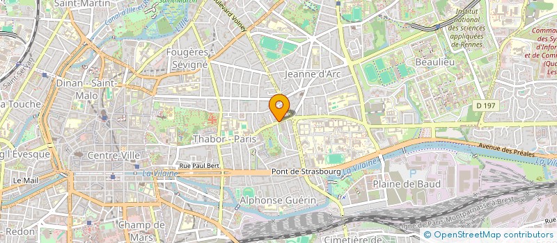 localisation de l'entreprise LE BRIN D'OLIVIER à RENNES