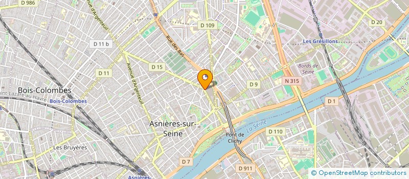 localisation de l'entreprise LE BRIN DE BLE S.A.S. à ASNIERES-SUR-SEINE