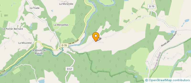 localisation de l'entreprise LE BRIN DU COQ à JUMILHAC-LE-GRAND