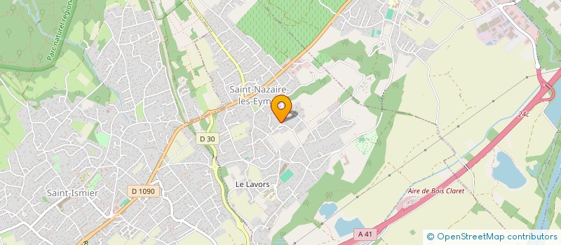 localisation de l'entreprise LE BRINCHET  SAINT-NAZAIRE-LES-EYMES