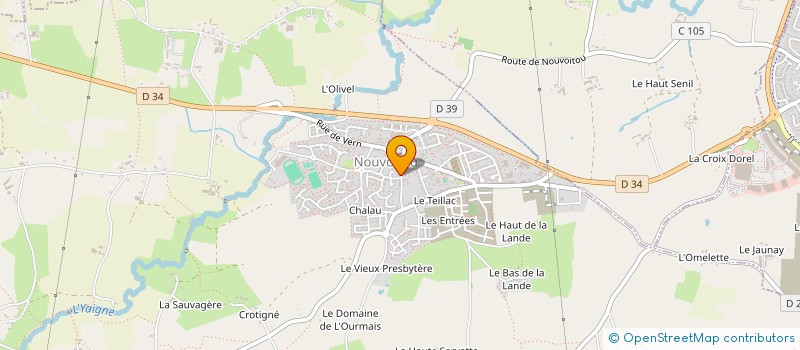 localisation de l'entreprise LE BRIQUER  NOUVOITOU