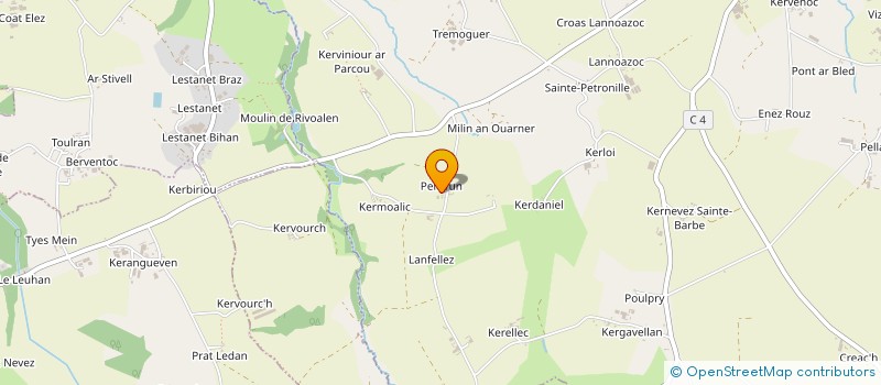 localisation de l'entreprise LE BRIS  PLOUDANIEL