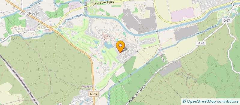 localisation de l'entreprise LE BRIS MATHIEU ET ELODIE  MALLEMORT