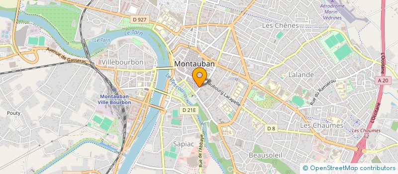 localisation de l'entreprise LE BRISTOL à MONTAUBAN