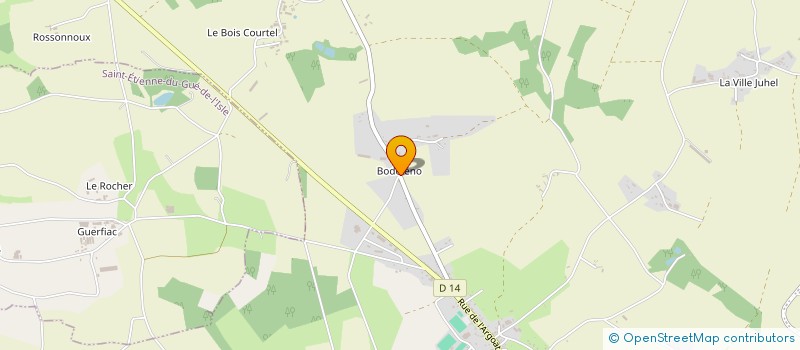 localisation de l'entreprise LE BRIX SARL  PLUMIEUX