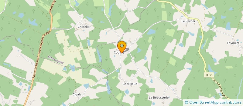 localisation de l'entreprise LE BROCARD  SOURZAC