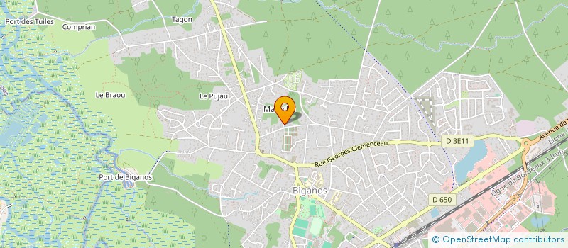 localisation de l'entreprise LE BROCHET BOIENS  BIGANOS