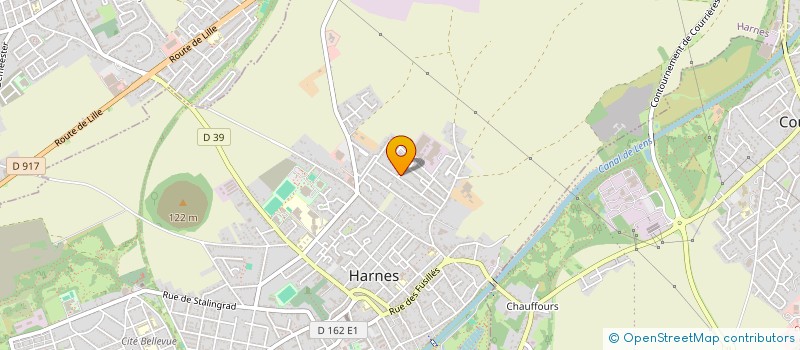 localisation de l'entreprise LE BROCHET HARNESIEN  HARNES