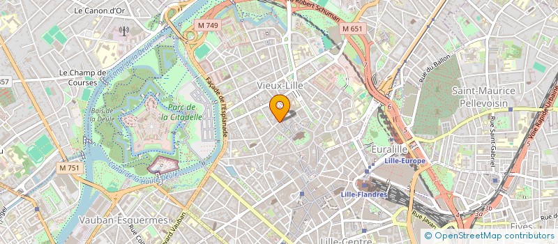localisation de l'entreprise LE BROLY CORRE à LILLE