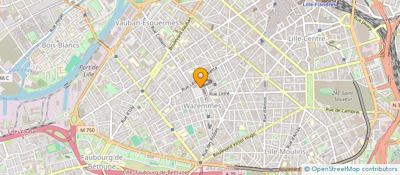 localisation de l'entreprise LE BROQUELET à LILLE