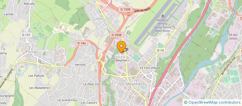 localisation de l'entreprise LE BROUILLET à ANNECY