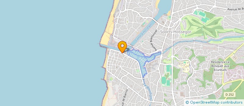 localisation de l'entreprise LE BRUCHEC à CAPBRETON
