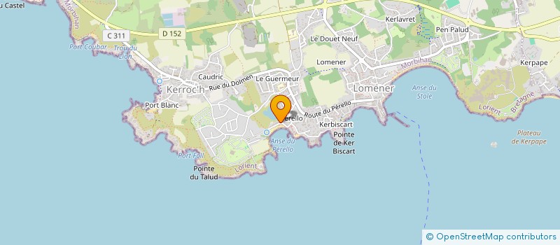 localisation de l'entreprise LE BRUCHEC FI  PLOEMEUR