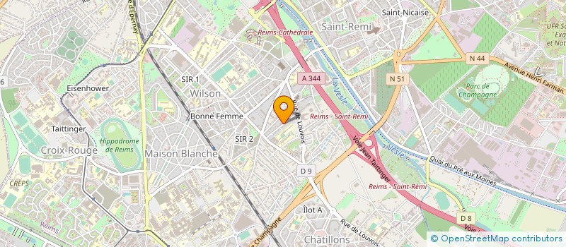 localisation de l'entreprise LE BRUISSEMENT  REIMS