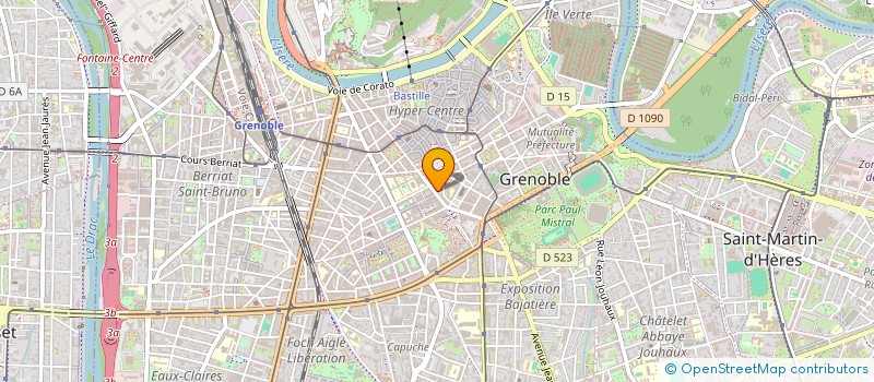 localisation de l'entreprise LE BRUIT  GRENOBLE