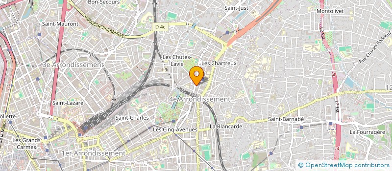 localisation de l'entreprise LE BRUIT BLEU à MARSEILLE