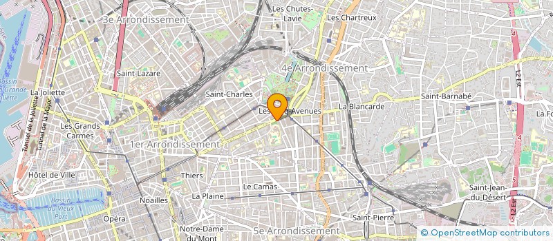 localisation de l'entreprise LE BRUIT DE LA NUIT à MARSEILLE