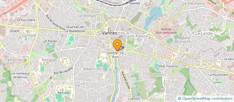 localisation de l'entreprise LE BRUIT DES VAGUES à VANNES