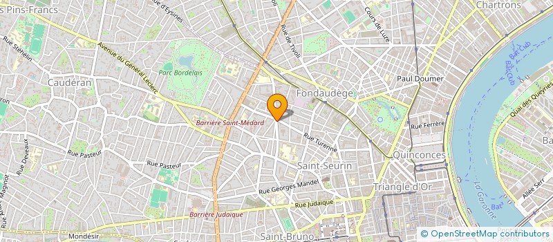 localisation de l'entreprise LE BRUIT DU SILENCE  BORDEAUX