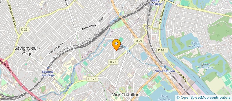 localisation de l'entreprise LE BRUIT ET LA PLUME à VIRY-CHATILLON