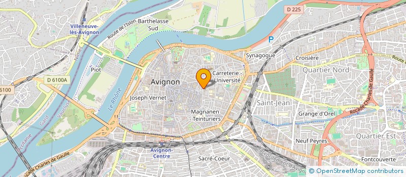 localisation de l'entreprise LE BRUIT QUI COURT... ARTS COMPAGNIE  AVIGNON