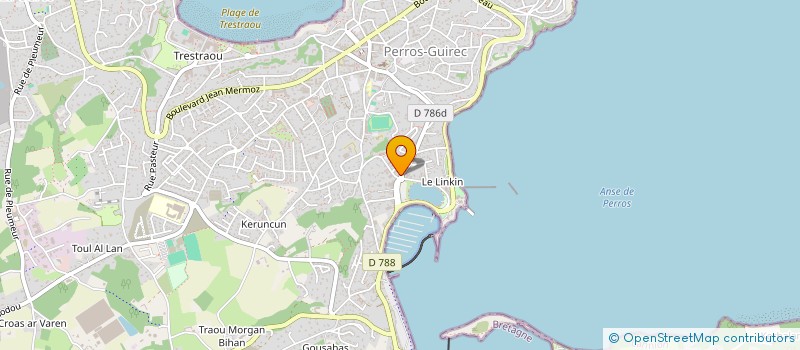 localisation de l'entreprise LE BRUN BOUBENNEC à PERROS-GUIREC