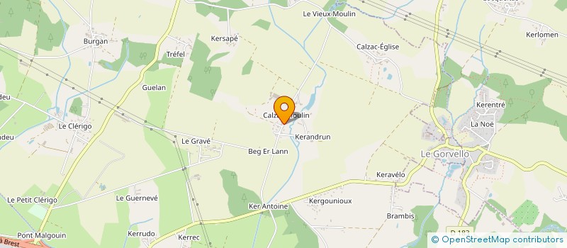 localisation de l'entreprise LE BRUN DE CALZAC  THEIX-NOYALO