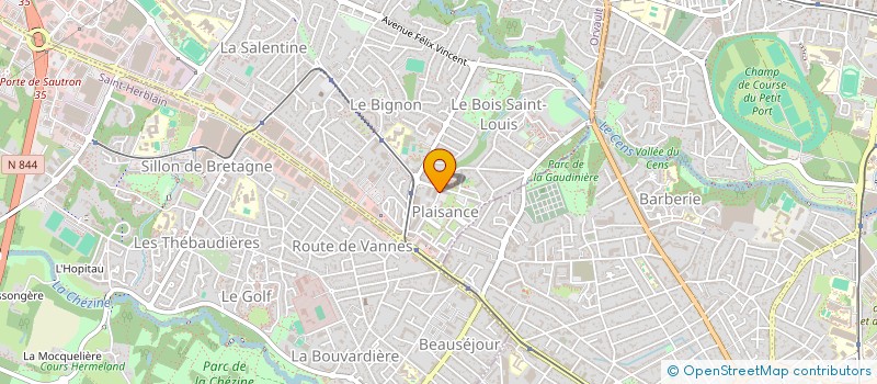 localisation de l'entreprise LE BRUN  RETIERE IMMOBILIERE à ORVAULT
