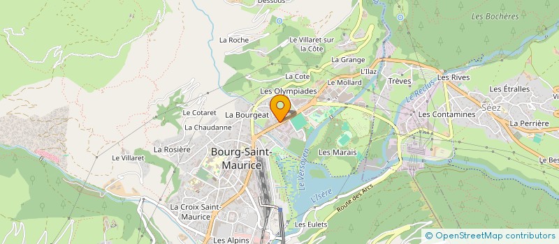 localisation de l'entreprise LE BSM à BOURG-SAINT-MAURICE
