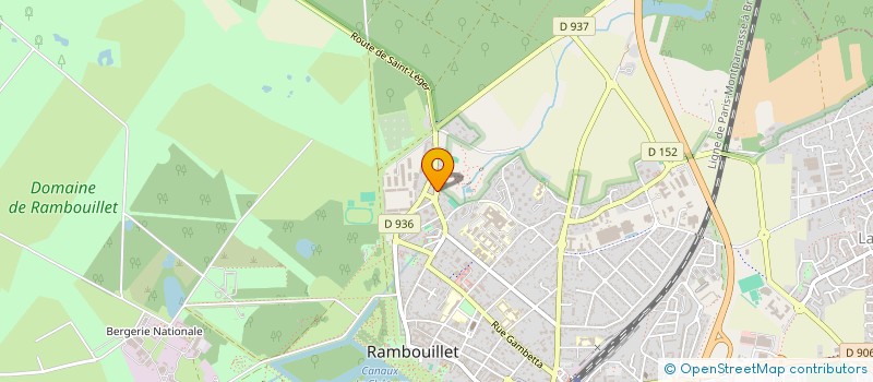 localisation de l'entreprise LE BUCHERON CANADIEN à RAMBOUILLET