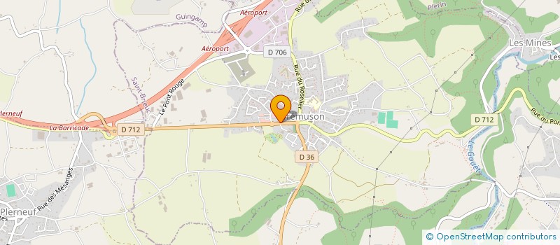 localisation de l'entreprise LE BUCHON  TREMUSON