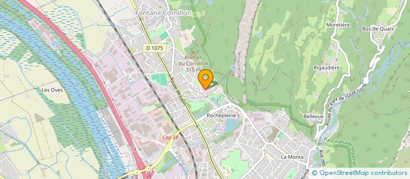 localisation de l'entreprise LE BUCLOT  FONTANIL-CORNILLON