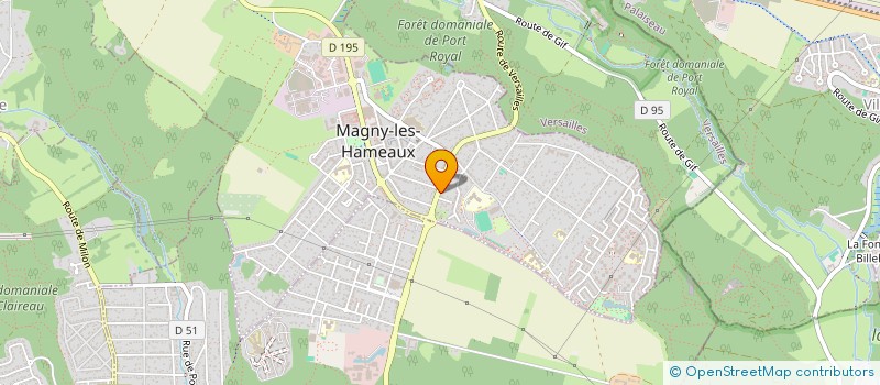 localisation de l'entreprise LE BUFFET  MAGNY-LES-HAMEAUX